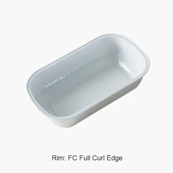 Måltidsbakke i aluminiumsfolie til flyvning